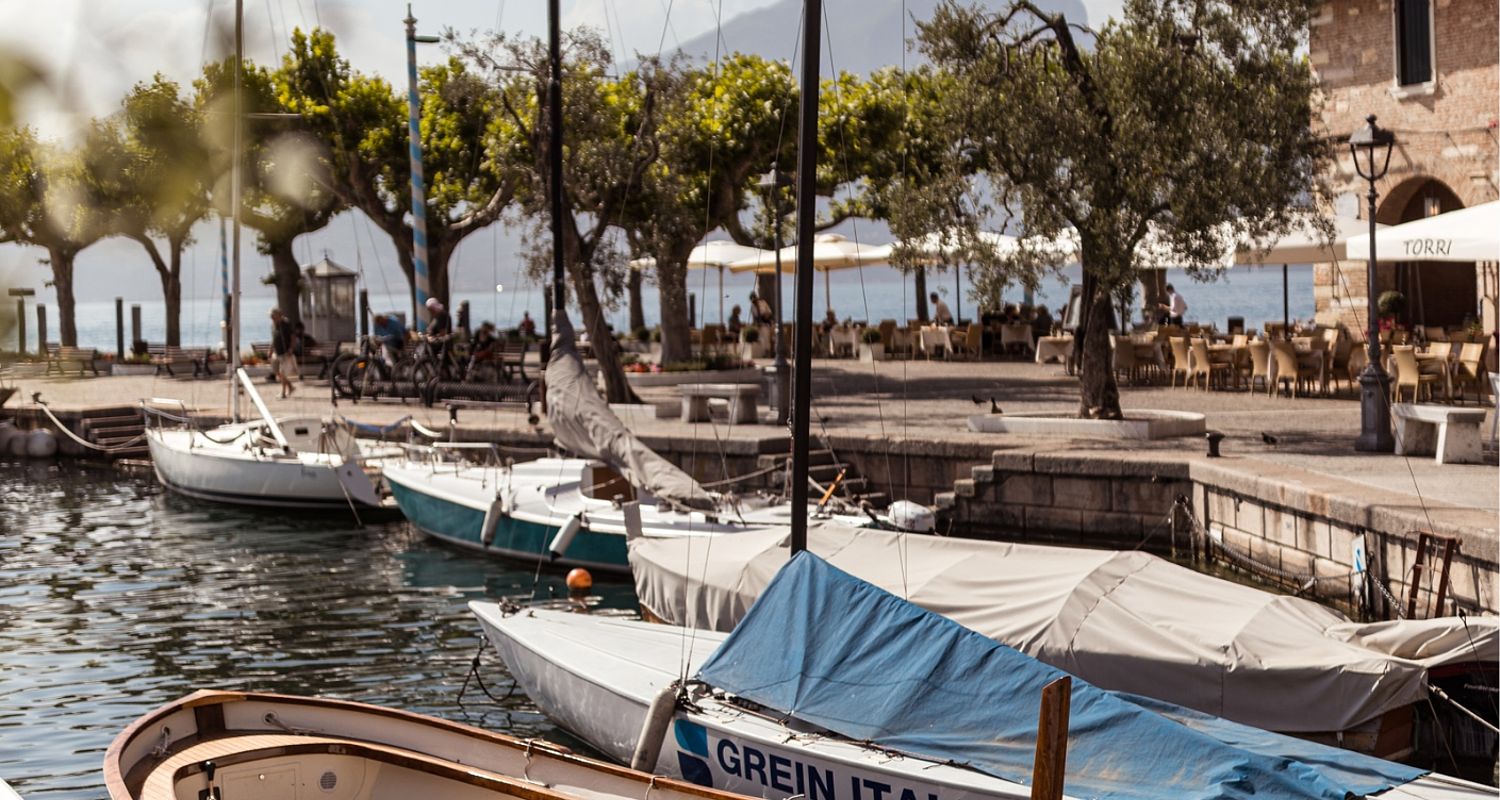 Gardasee Bucht für Boote