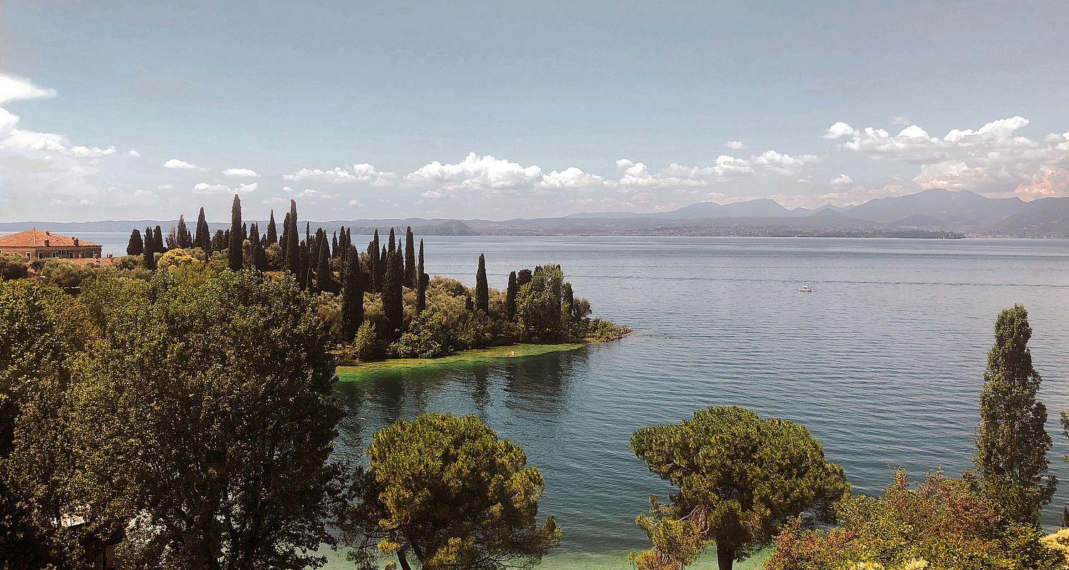 Paesaggio intorno al lago di Garda